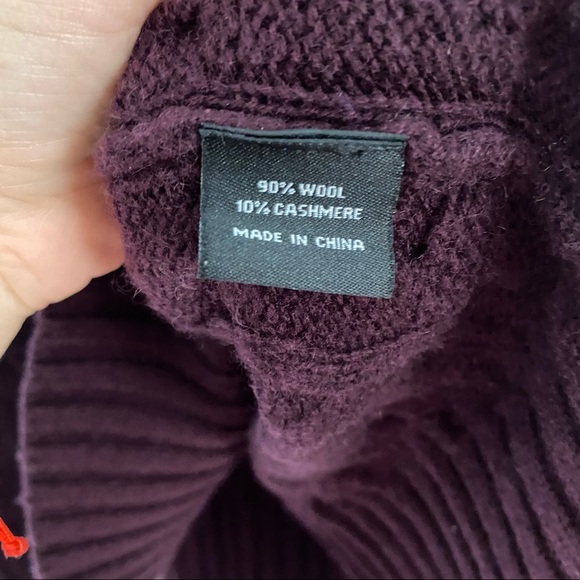 Jarbo Wool Cashmere Blend Cable Knit Sweater 2 M - Picture 4 of 8